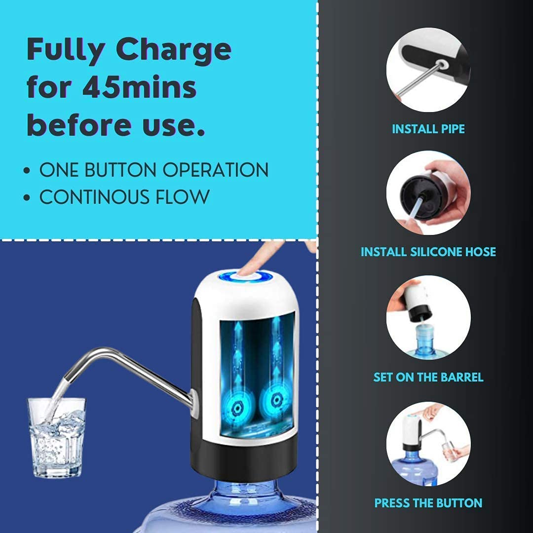 Portable Automatic Rechargeable USB Water Dispenser Pump