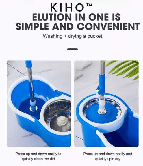 Easy Spin Magic Mop With Steel Bucket