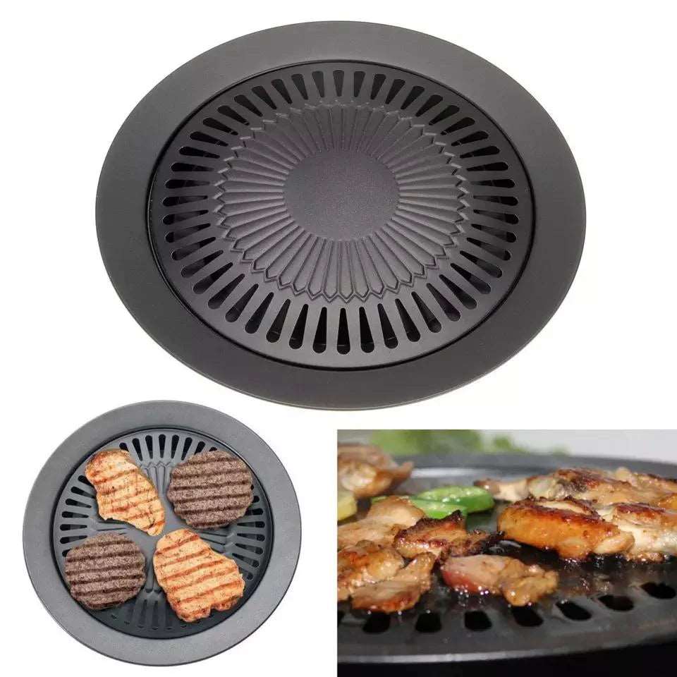 BBQ Grill Pan - Stove-Top BBQ Grill Pan