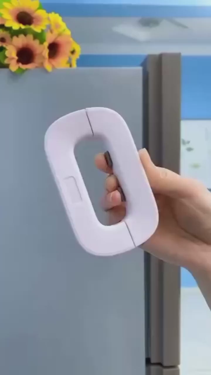 Self-Adhesive Fridge Lock Latch System
